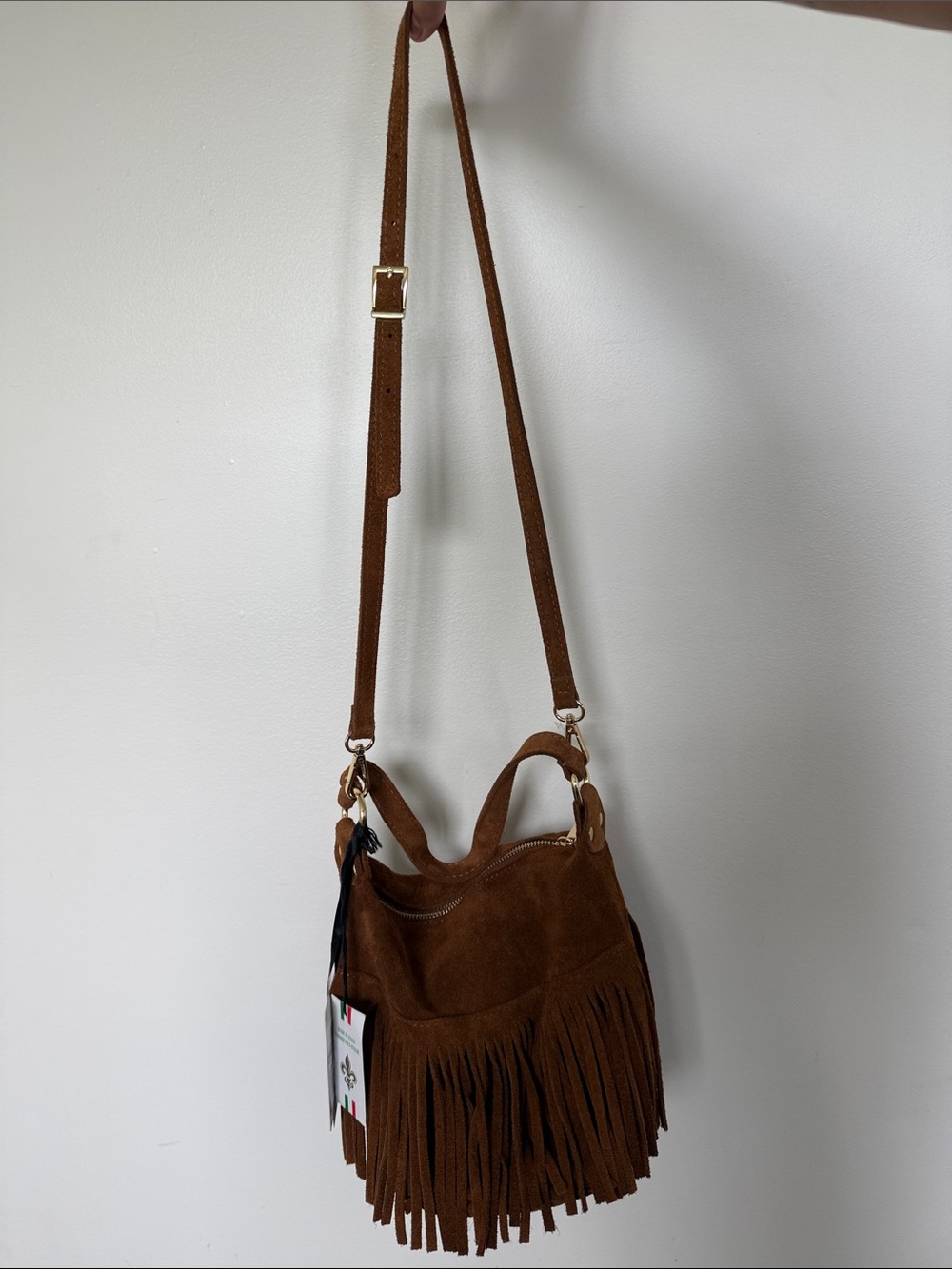 Marlon suede bag